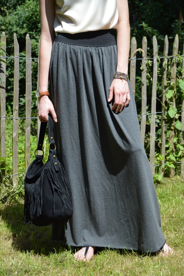 dik Grote hoeveelheid Grace Tutorial : Maxi rok met elastische tailleband | Histoires de Couture